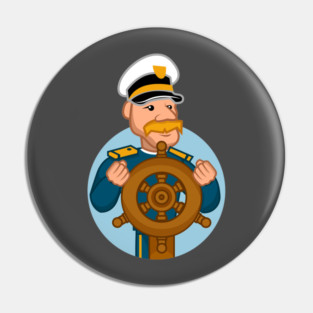Captain Cruise Time Pin