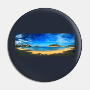 Playa La Concha Panorama- Donostia (San Sebastian) Pin