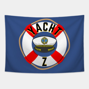 Yacht Z Logo Only Tapestry
