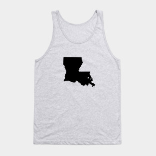 Louisiana Black Tank Top