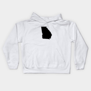 Georgia Black Kids Hoodie