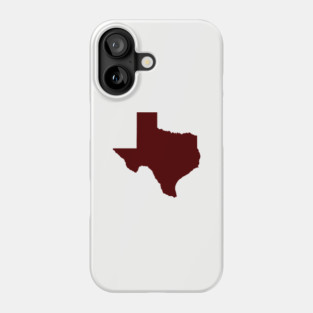 Maroon Texas Phone Case