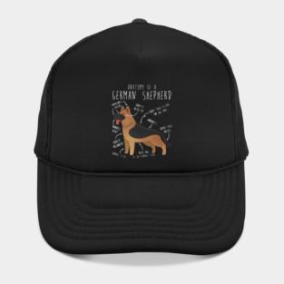 German Shepherd Dog Anatomy Hat