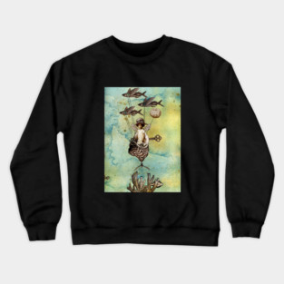 Flotilla - Amelie and Flying Fish Crewneck Sweatshirt