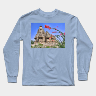 Temple. Khajuraho, India Long Sleeve T-Shirt
