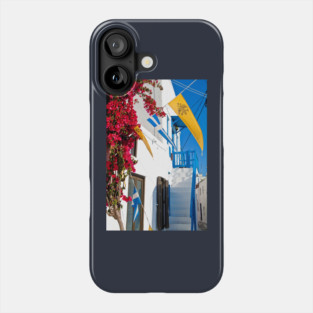 Greece. Streets of Mykonos. Phone Case