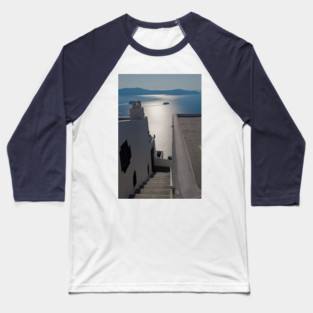 Greece. Santorini. Thira. Baseball T-Shirt