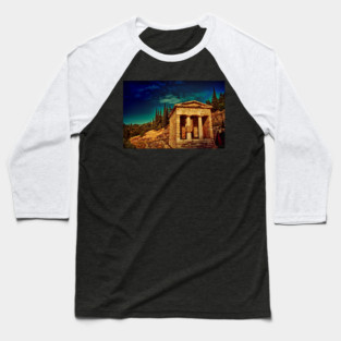 Greece. Ancient site of Delphi. Baseball T-Shirt