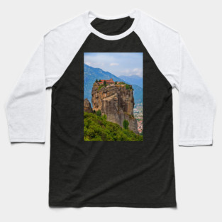 Greece. Meteora. The Monastery of the Holy Trinity. Baseball T-Shirt