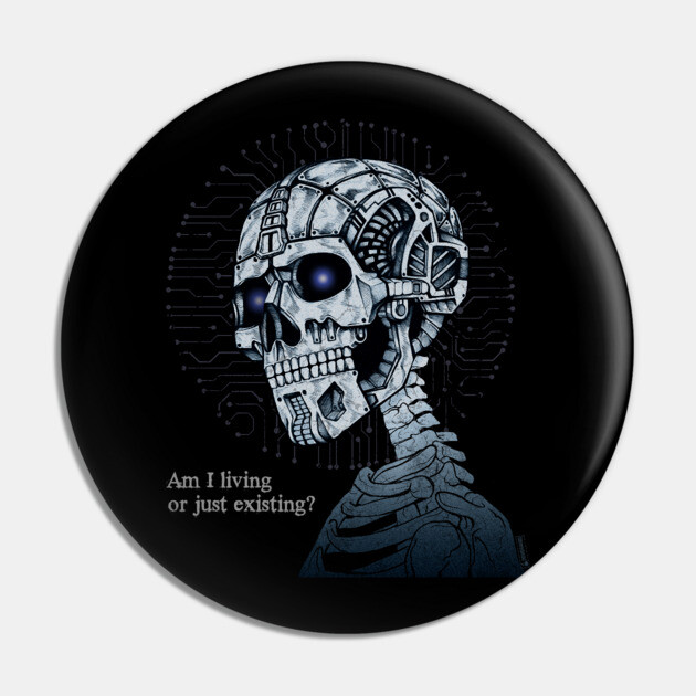 The Machine Called Reality Pin by Tommy Devoid