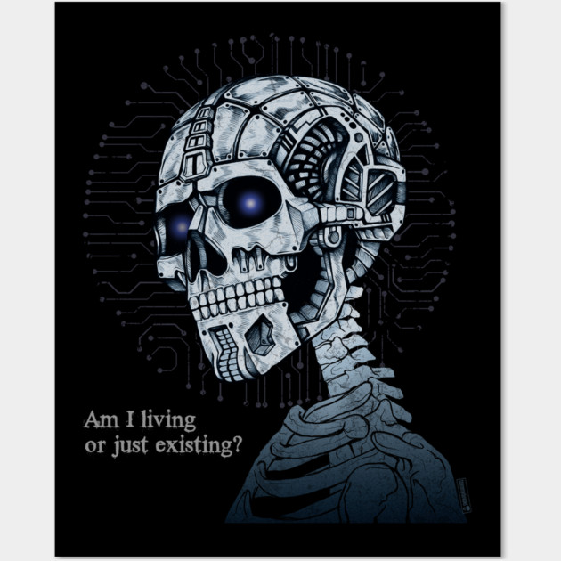 The Machine Called Reality Wall Art by Tommy Devoid