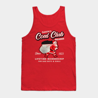 Santa's Coal Club Member Tank Top