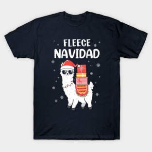 Feliz Navidad Llama - Christmas T-Shirt