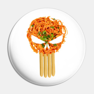 Pasta Punisher Pin