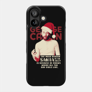 George Carlin Funny Christmas Phone Case
