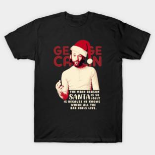 George Carlin Funny Christmas T-Shirt
