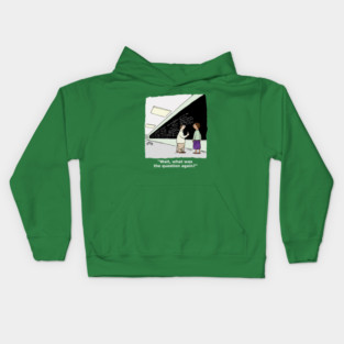 Funny math cartoon Kids Hoodie