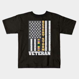 Desert Storm Flag Kids T-Shirt