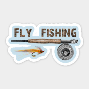 Fly fishing Sticker
