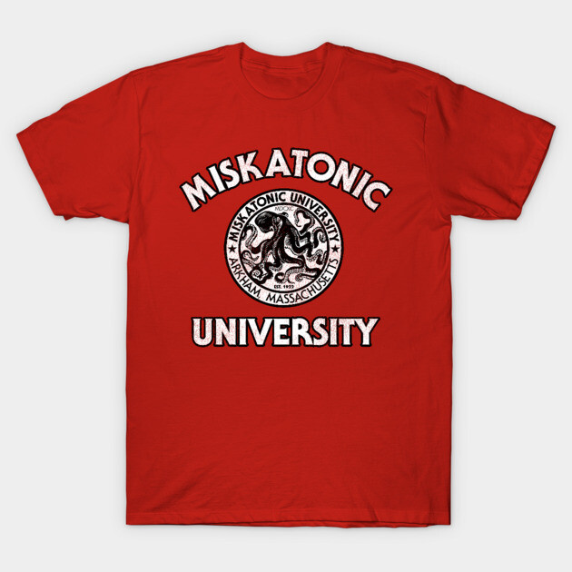 Men Call Of Cthulhu Miskatonic University Book Club T-Shirt Lovecraft Novelty O Neck Fitness Premium Cotton Tees T Shirt I.863762790 - Foto 8