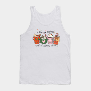 I Run on Coffee and Christmas Cheer Tank Top