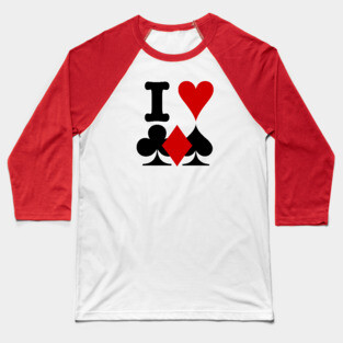 I love cards Baseball T-Shirt