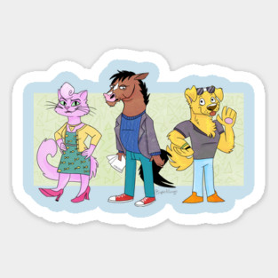 Bojack Sticker