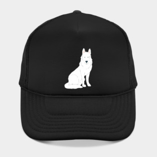 White German Shepherd Hat