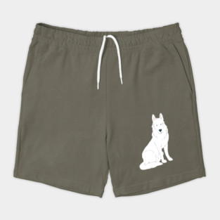 White German Shepherd Shorts