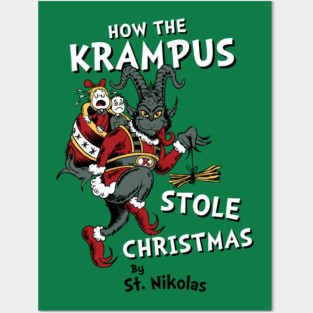 Krampus Christmas - Creepy Cute Children's Book Posters and Art