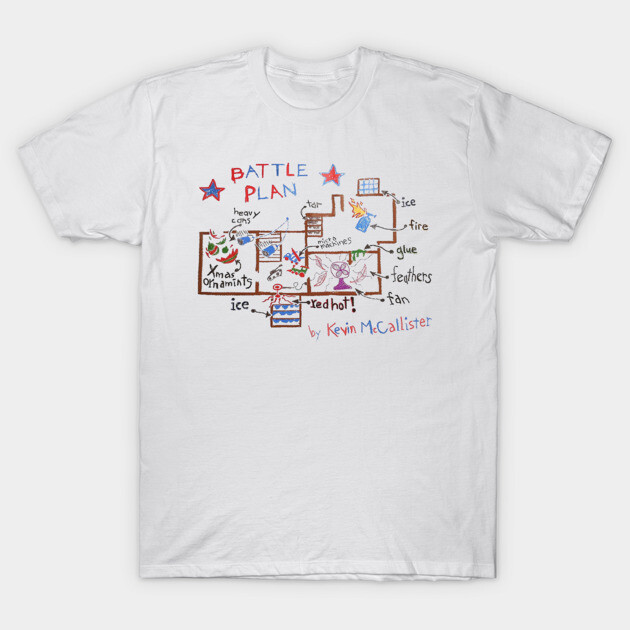 Home Alone Kevin's Battle Plan T-Shirt