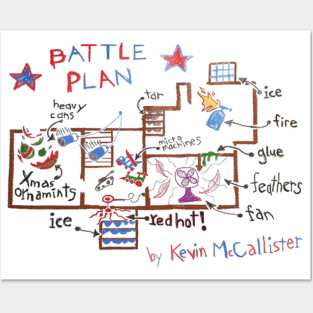 Home Alone Kevin's Battle Plan Posters and Art