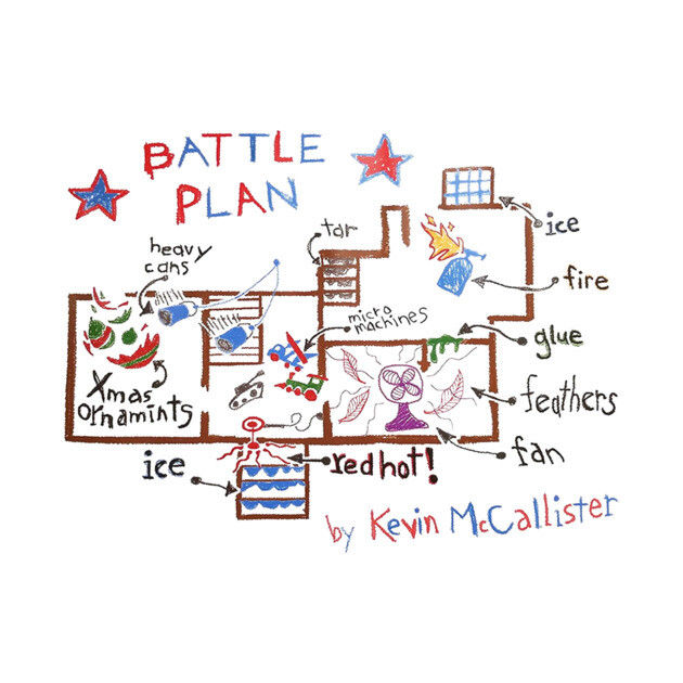 Home Alone Kevin's Battle Plan T-Shirt