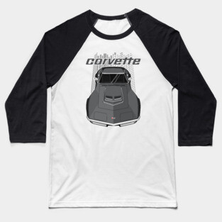 Corvette C3 - Grey Baseball T-Shirt