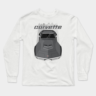 Corvette C3 - Grey Long Sleeve T-Shirt