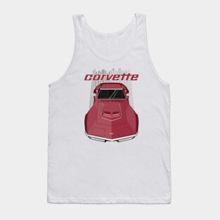 Corvette C3 - Maroon Tank Top
