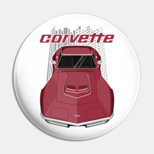 Corvette C3 - Maroon Pin