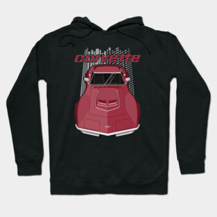 Corvette C3 - Maroon Hoodie