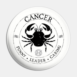 Cancer Zodiac Birthday Star Sign Zodiac Gift Pin