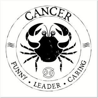 Cancer Zodiac Birthday Star Sign Zodiac Gift Posters and Art
