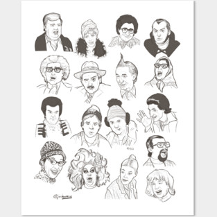 SCTV Roster Posters and Art