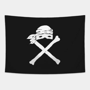 dread pirate jolly roger 2 Tapestry
