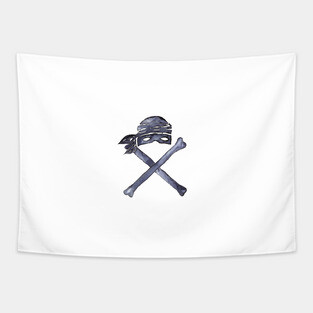 Dread Pirate Jolly Roger Jolly Roberts Tapestry
