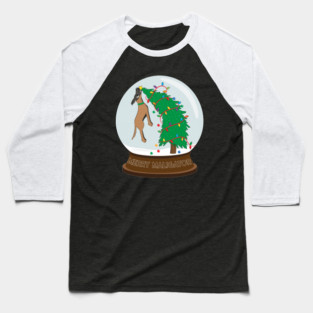 Merry Maligator Globe Baseball T-Shirt