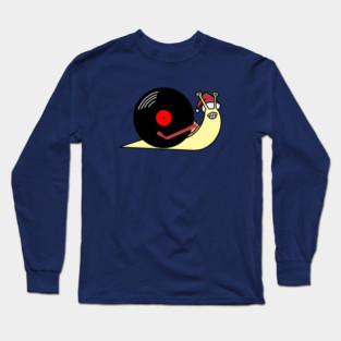 25-Hour Holiday Radio Show snail (no text) Long Sleeve T-Shirt