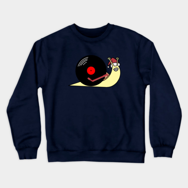 25-Hour Holiday Radio Show snail (no text) Crewneck Sweatshirt by jonsolomon