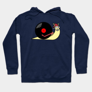 25-Hour Holiday Radio Show snail (no text) Hoodie