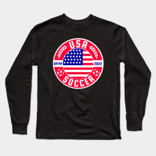 Usa Soccer 2022 Long Sleeve T-Shirt