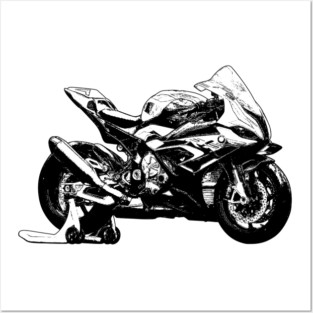 S1000RR Bike Sketch Art Posters and Art