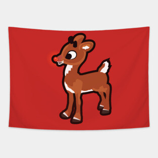 Rudolph the red nosed reindeer Tapestry